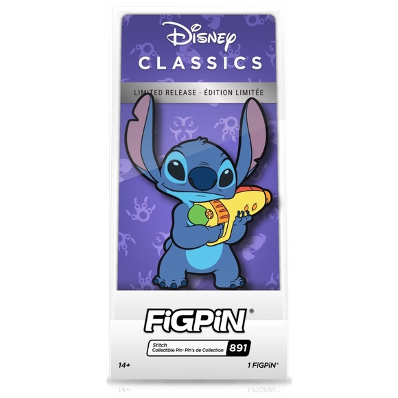 Disney Other - FiGPiN Disney Parks Exclusive 2022 Alien Stitch with Phaser Gun LR Pin #891 NEW